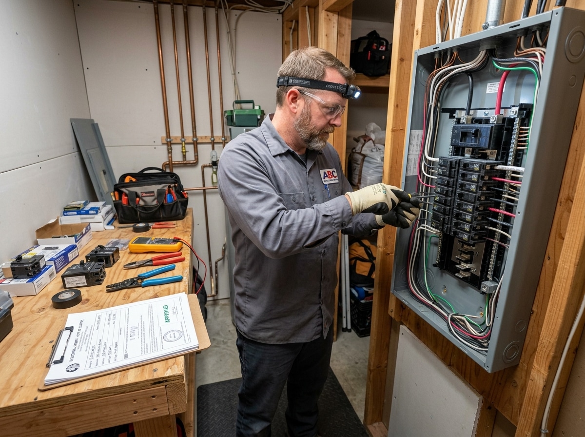 How much is a permit to upgrade electrical panel for your home