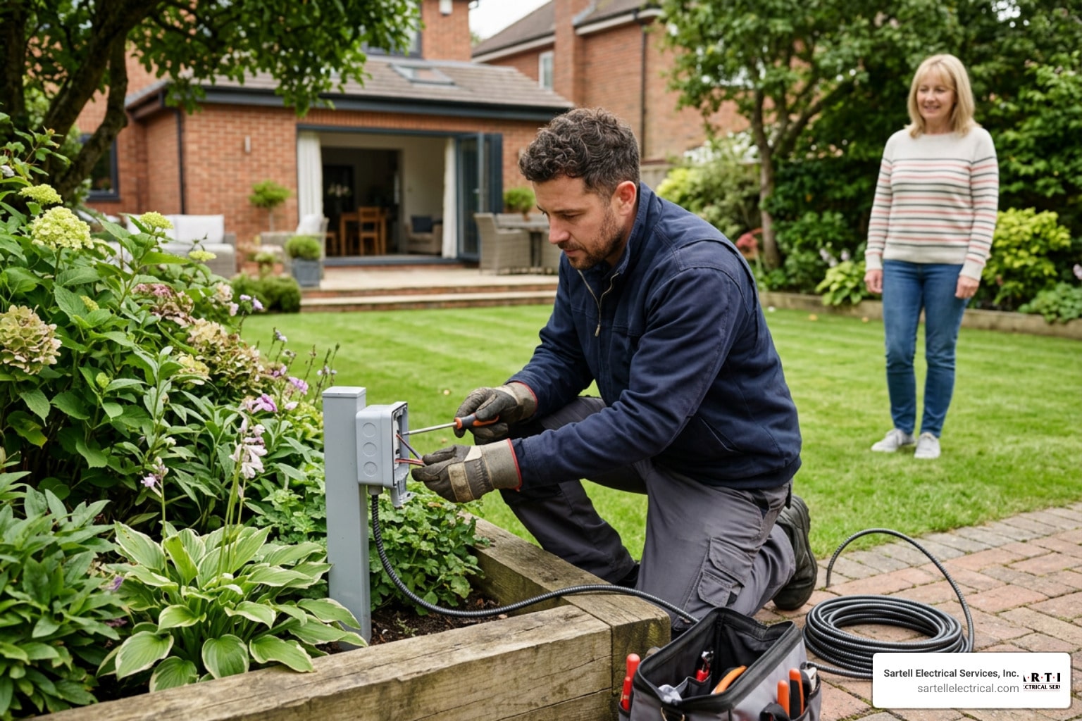 garden electrician near me