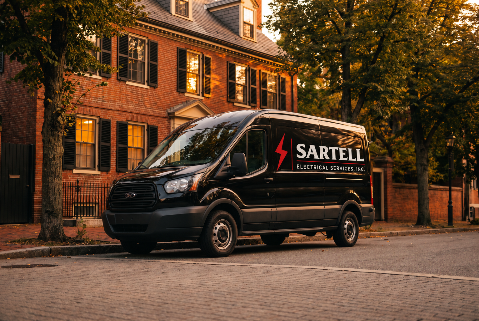 Sartell electricians at a commercial panel